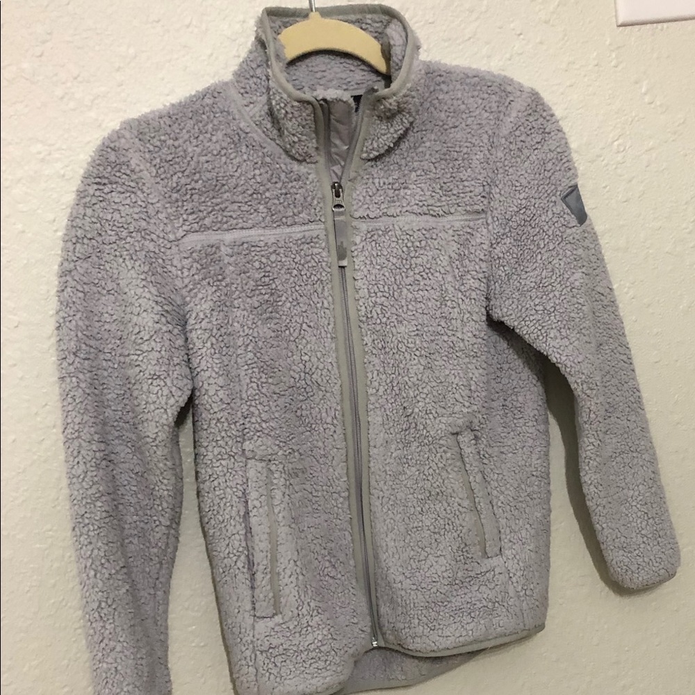 North Face Coat - Winter Fleece Grey Jacket